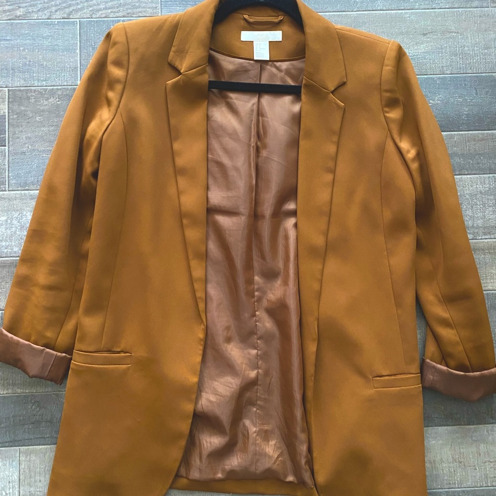Cognac Tailored Blazer
